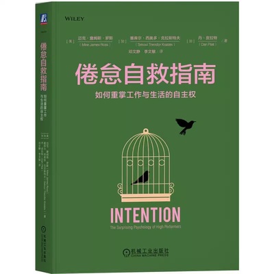 倦怠自救指南：如何重掌工作与生活的自主权 迈克·詹姆斯·罗斯 工作状态 管理 情绪管理 职场 职场情绪管理 管理学