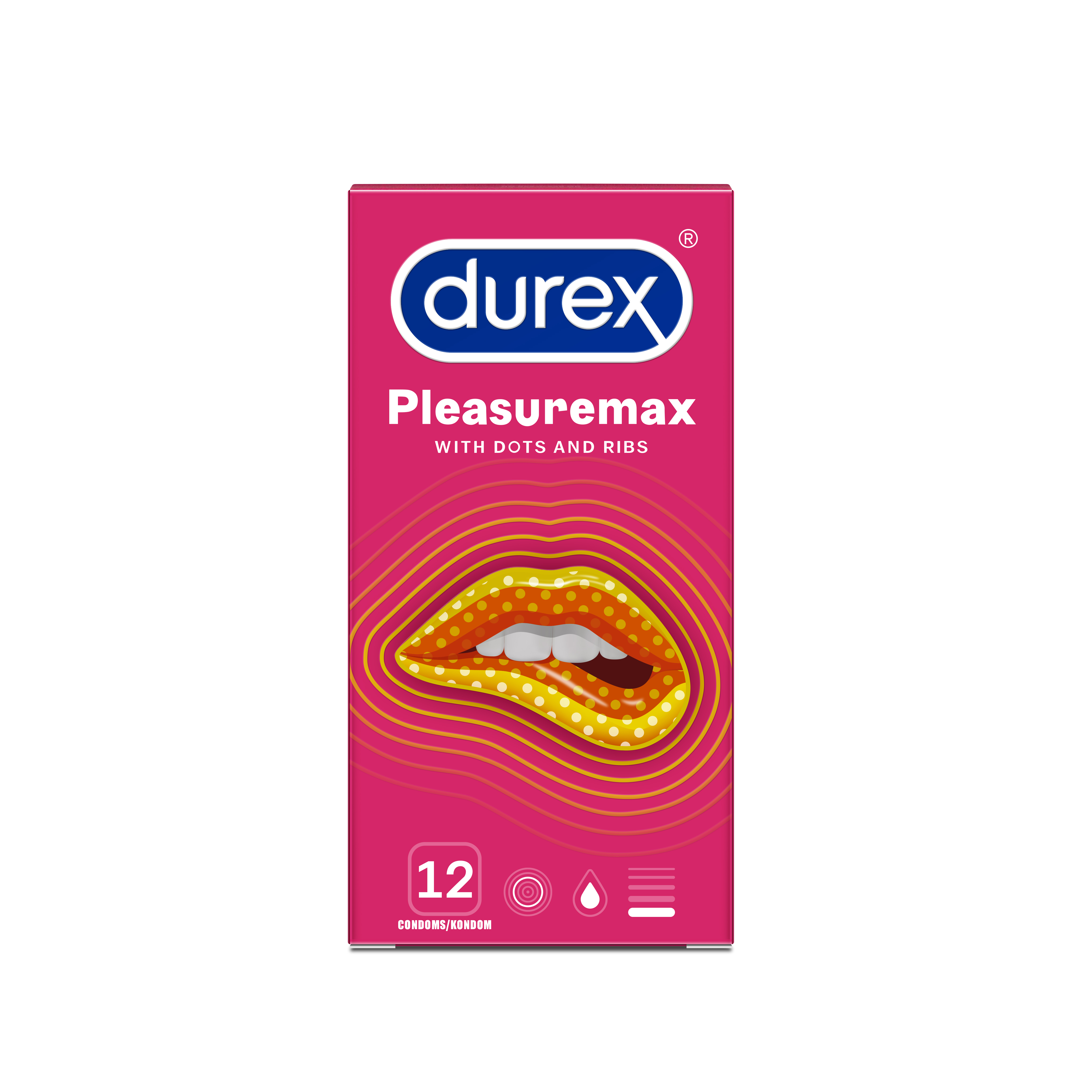 Durex杜蕾斯避孕套凸点螺纹带刺狼牙大颗粒安全套tt情趣男用正品
