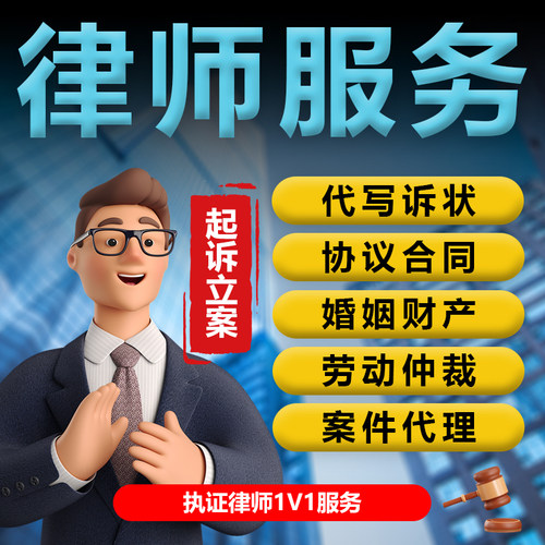 法律咨询服务离婚协议书劳动仲裁合同代写起诉书律师函代立案委托
