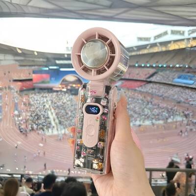 演唱会自救~手持小风扇静音制冷便携式学生上课超强力充电吹辅食