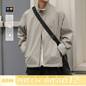 型外套潮上衣 立领夹克男休闲短宽版 鲁道夫三防HEEMKIZOO美式 春季