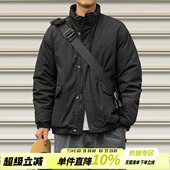 HEEMKIZOO日系复古立领棉服冬季 保暖宽松休闲棉衣外套上衣潮 男士