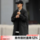 HEEMKIZOO日系复古秋季 风衣 夹克外套翻领宽松休闲中长款 男士 工装