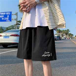 ins复古街头风宽松潮牌运动休闲五分裤 美式 夏季 男款 子 vintage短裤