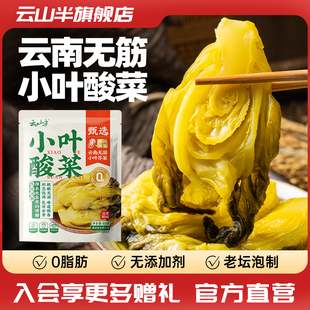 云山半云南正宗老坛小叶酸菜无筋脆嫩芥菜酸菜鱼米线腌菜袋装 500g