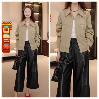 【晓雪心选】M*6！正穿反做工装外套  6615