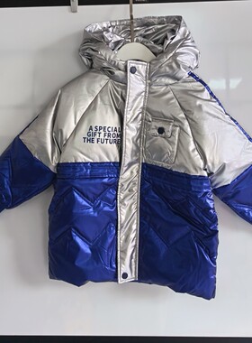 童装冬款防风防水90%含绒羽绒服
