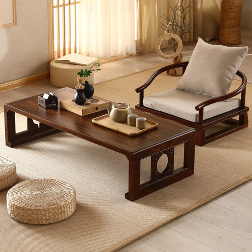 包邮实木榻榻米茶几炕桌飘窗桌椅