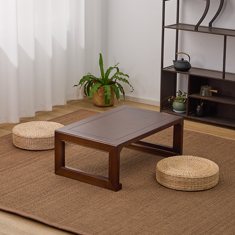 老榆木榻榻米茶几实木炕桌