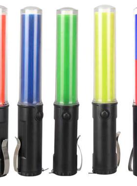 格毅交通指挥棒电池款荧光信号棒手持红色闪光警示棒LED指挥棒ZH0