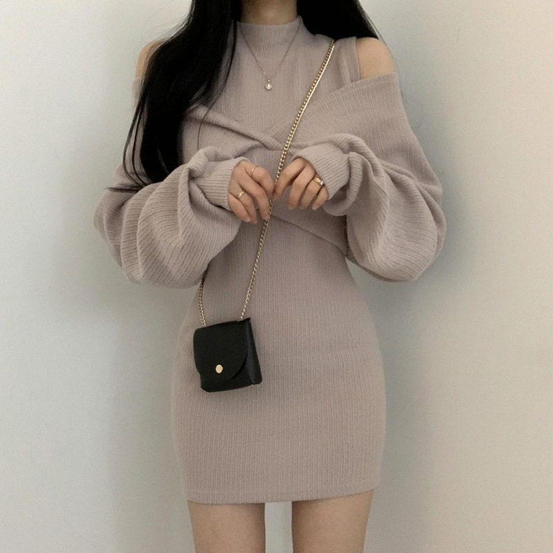 韩国ins俏皮少女感纯欲修身显浴裙/浴袍/浴衣