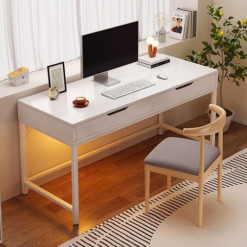 电脑桌带抽屉书桌卧室家用