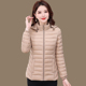 羽绒棉服女短款 保暖棉袄外套 轻薄棉衣冬季 2025新款 中老年妈妈装