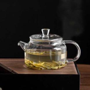 耐热玻璃小泡茶壶迷你煮茶壶家用单壶花茶加厚过滤功夫茶具器 日式