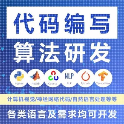 python代编程深度学习机器学习代码指导问题解决接单编写调试程序