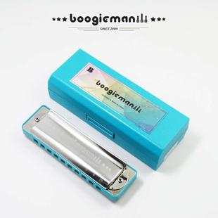 BoogieMan 新品 PADDY调音带低音6口琴十孔布鲁斯蓝调10孔初学园园