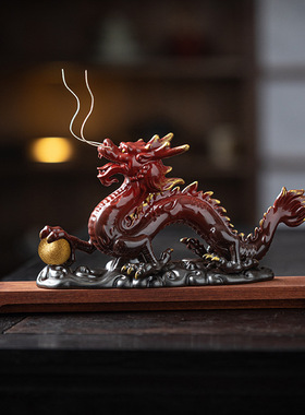 许器陶瓷新中式装饰摆件