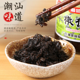 潮盛橄榄菜官方旗舰店450g大瓶装家用商用拌面拌饭早晨开胃下饭菜