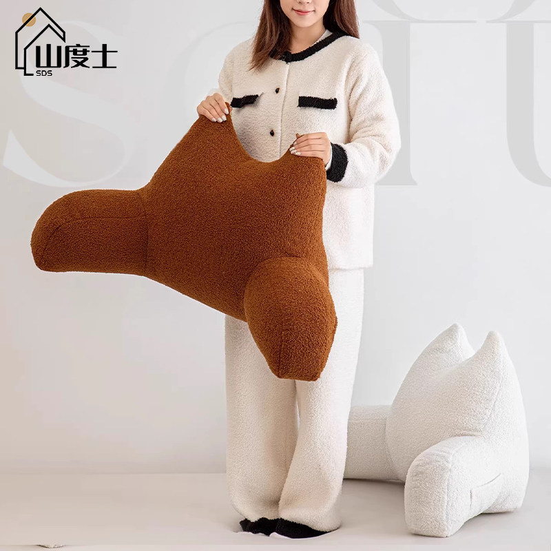 猫耳朵靠枕床头软包看书孕妇床上靠背抱枕飘窗沙发玩手机护腰靠垫,居家布艺,腰靠垫,淘宝优惠券,粉丝福利购,淘宝优惠卷