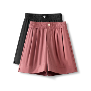 阔腿裤 高腰显瘦外穿a字4分裤 女夏季 短裤 2025新款 高端质感欧货西装