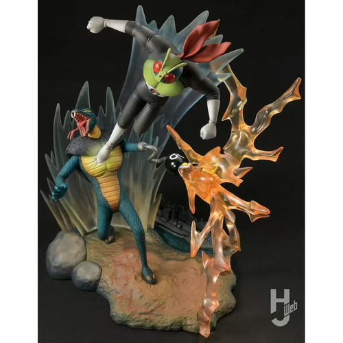先行预定包邮 万代 Figuarts ZERO FZ 假面骑士 对 眼镜蛇男 成品