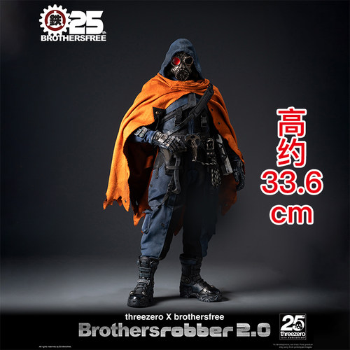 预定包邮 Threezero 铁人兄弟 1/6 盗侠 2.0 经典普通版 可动人偶