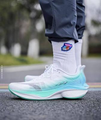 安踏马赫4代PROV2丨氮科技竞速跑步鞋男中考体测运动鞋112525584