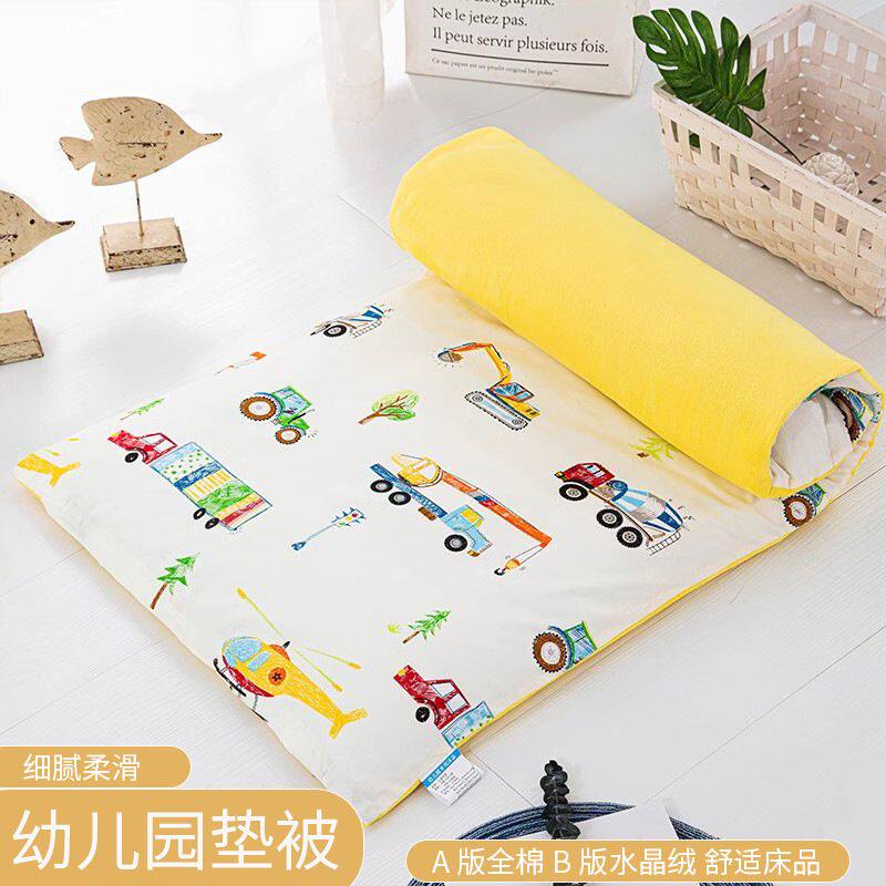 儿童床垫床褥纯棉宝宝幼儿园午睡加绒冬季小褥子新生婴儿垫被