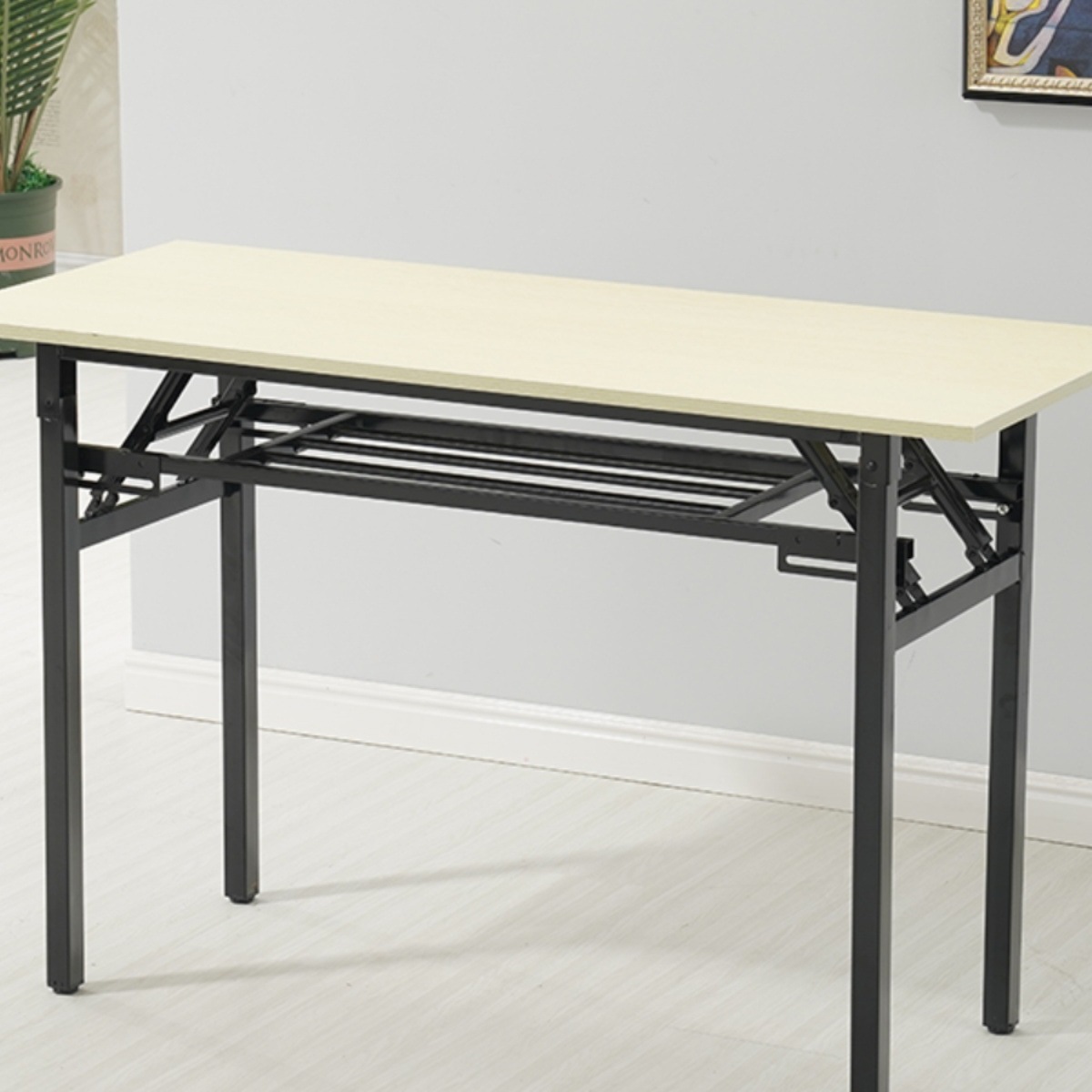 简易折叠桌长方形培训桌摆摊桌户外学习书桌会议长条桌餐桌IBM桌