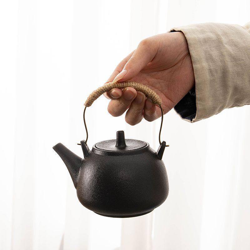 茶炉粗陶仿古围炉煮茶壶陶瓷家用烧水电温茶壶泡茶器功夫茶具茶炭