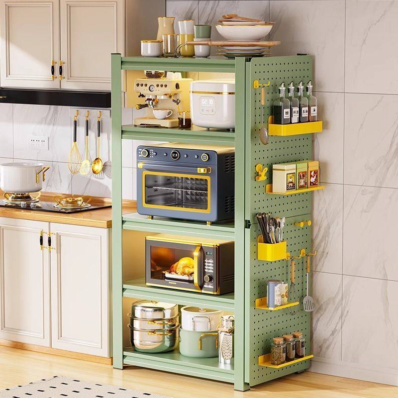碳钢橱柜置物架落地多层餐边柜家居多功能储物架微波炉烤箱收纳架,厨房/烹饪用具,微波炉置物架,淘宝优惠券,粉丝福利购,淘宝优惠卷