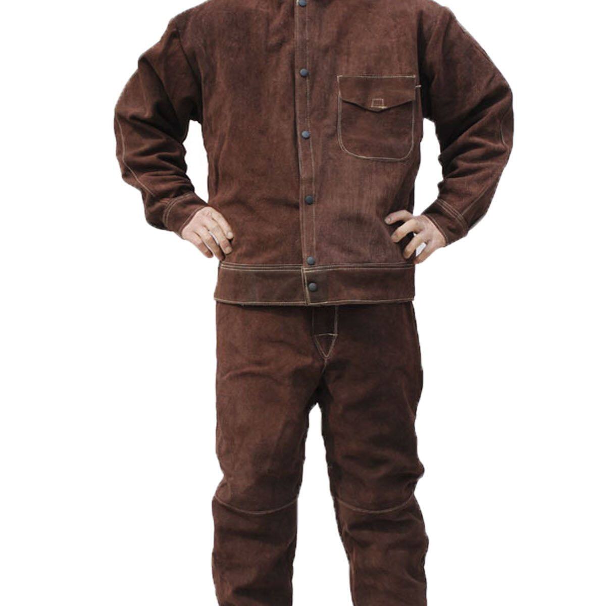 牛皮工作服电焊防护服牛皮衣劳保服防烫耐磨耐高温防火防飞溅包邮