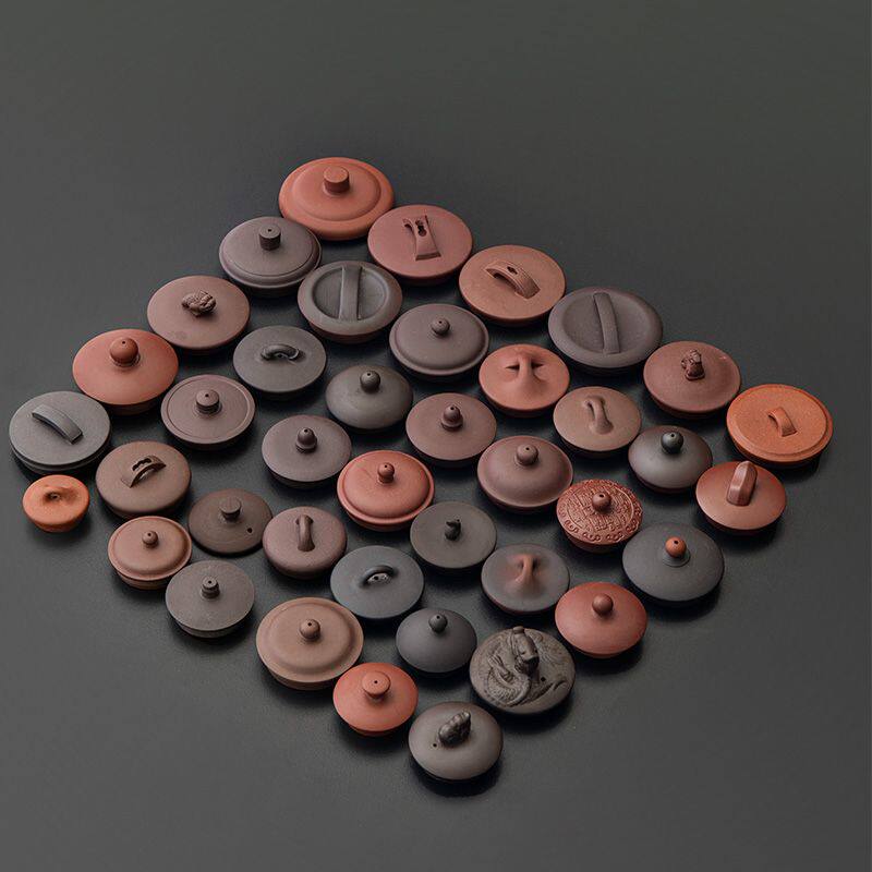 一个的价格半手工紫砂茶壶盖子可选紫泥朱泥黄绿泥蓝绿泥配件单品