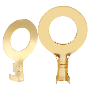 圆形接线片O型线鼻子接地片U型冷压铜鼻子叉型压线端子接头裸线耳