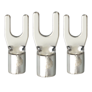 紫铜焊口UT冷压接线端子U型线耳叉型电线接头Y形线鼻子0.5-16平方