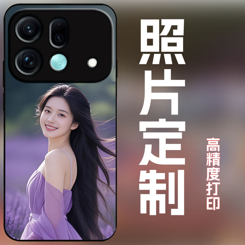适用oppofindx9spro手机壳定制照片情侣diy个性创意订做全包防摔保护套艺术婚纱宝宝新款磨砂软壳玻璃壳女
