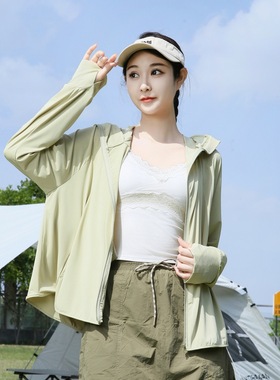 防晒衣女夏季披肩斗篷新款冰丝原纱防紫外线50+遮阳透气薄防晒服