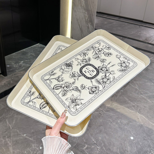 杜琥法式复古小香风托盘水果餐盘