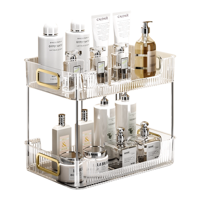 轻奢化妆品桌面置物架