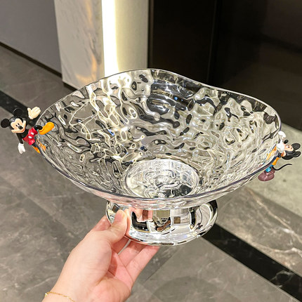 轻奢高档水果盘客厅家用茶几沥水盘2025新款干果糖果盘零食摆放盘