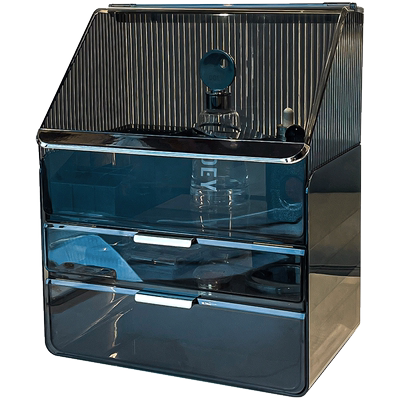 杜琥轻奢风防尘化妆品收纳盒