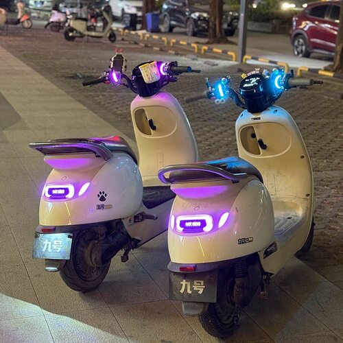 九号小q尾灯波斯顿6.0带转向灯q85c/q80c/q70c/qzmix/q30c系列8.0