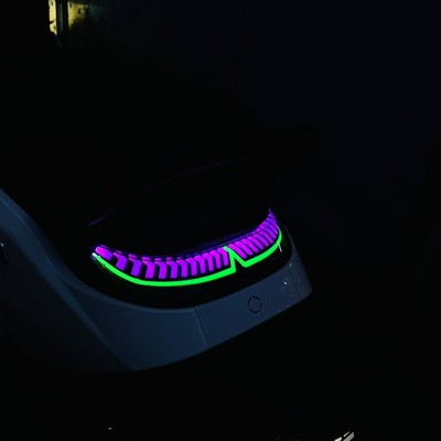 九号正品魔法师尾灯N/M系列APP改装直上蓝牙N70M85app可调魔法师