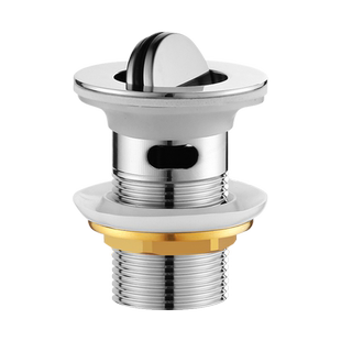 不锈钢弹跳式台盆下水器洗脸面盆洗手盆浴室柜欧标螺纹落水头排水