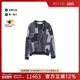 中古Hermes爱马仕男A级95新sweat运动衫 棉上衣蓝色高级复古RECLO
