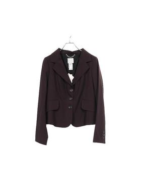 中古Celine赛琳女A级95新tailored jacket修身夹克羊毛外套红色