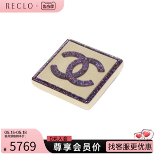 RECLO 中古CHANEL香奈儿A级95新brooch胸针双c logo休闲时尚