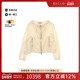 中古Miu Miu缪缪女A级95新nylon jacket尼龙夹克尼龙外套浅褐色