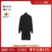 中古Hermes爱马仕女A级95新hermes爱马仕羊毛外套黑色正品 休闲