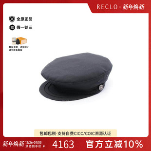 中古Dior迪奥女A级95新hat帽子帆布帽子黑色